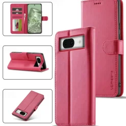 Phone Case For Google Pixel 9 Pro Pixel 9 Pro XL Pixel 8 Pro Pixel 8 Pixel 9 Pixel 7 Pixel 7 Pro Pixel 6 Pixel 6 Pro Flip Cover with Stand Holder Magnetic Card Slot Retro TPU PU Leather