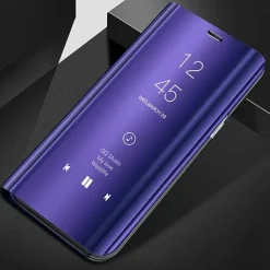 Phone Case For Huawei P30 P30 Pro P30 Lite P10 Plus P20 P20 Pro P20 lite P10 Lite P10 P9 lite mini Full Body Case with Stand Holder Flip Mirror Solid Color PC