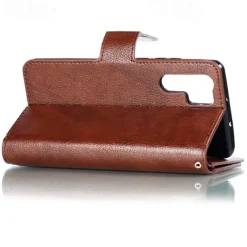 Phone Case For Huawei P30 P30 Pro P20 P20 Pro P20 lite P10 Lite P10 Huawei P9 Lite Huawei P9 Huawei P8 Lite Wallet Case Flip Wallet Card Holder Solid Colored PC PU Leather