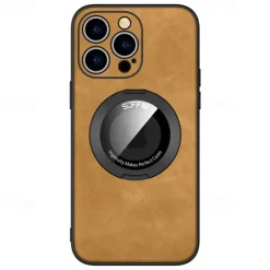 Phone Case For iPhone 16 15 14 Pro Max Plus 15 14 Pro Max 13 12 11 Pro Max Back Cover with Stand Holder Support Wireless Charging Shockproof TPU PU Leather