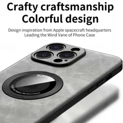 Phone Case For iPhone 16 15 14 Pro Max Plus 15 14 Pro Max 13 12 11 Pro Max Back Cover with Stand Holder Support Wireless Charging Shockproof TPU PU Leather