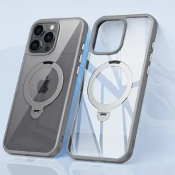 Phone Case For iPhone 16 15 14 Pro Max Plus 13 12 Pro Max Back Cover Magnetic Support Wireless Charging Shockproof Retro TPU PC