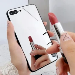 Phone Case For iPhone 16 15 14 Pro Max Plus 13 Pro Max 13 Mini 11 Back Cover Mirror Solid Color