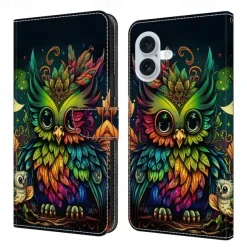 Phone Case For iPhone 16 15 14 Pro Max Plus 13 12 11 Pro Max Mini Back Cover with Stand Holder Shockproof Retro PU Leather