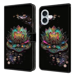 Phone Case For iPhone 16 15 14 Pro Max Plus 13 12 11 Pro Max Mini Back Cover with Stand Holder Shockproof Retro PU Leather