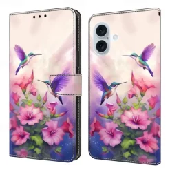 Phone Case For iPhone 16 15 14 Pro Max Plus 13 12 11 Pro Max Mini Back Cover with Stand Holder Shockproof Retro PU Leather