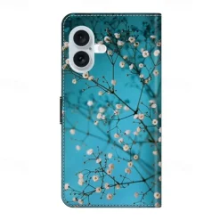 Phone Case For iPhone 16 15 14 Pro Max Plus 13 12 11 Pro Max Mini Back Cover with Stand Holder Shockproof Retro PU Leather