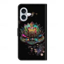 Phone Case For iPhone 16 15 14 Pro Max Plus 13 12 11 Pro Max Mini Back Cover with Stand Holder Shockproof Retro PU Leather