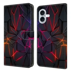 Phone Case For iPhone 16 15 14 Pro Max Plus 13 12 11 Pro Max Mini Back Cover with Stand Holder Shockproof Retro PU Leather