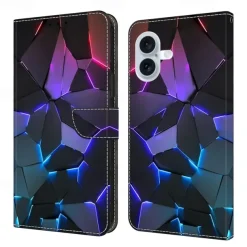 Phone Case For iPhone 16 15 14 Pro Max Plus 13 12 11 Pro Max Mini Back Cover with Stand Holder Shockproof Retro PU Leather