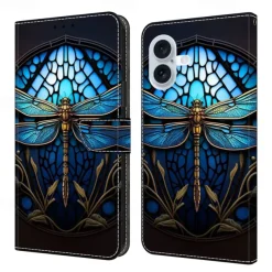 Phone Case For iPhone 16 15 14 Pro Max Plus 13 12 11 Pro Max Mini Back Cover with Stand Holder Shockproof Retro PU Leather