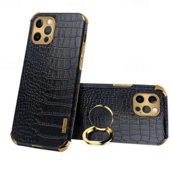 Phone Case For iPhone 16 15 14 Pro Max Plus 13 12 11 Pro Max Mini Back Cover Shockproof TPU PU Leather