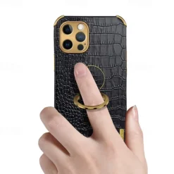 Phone Case For iPhone 16 15 14 Pro Max Plus 13 12 11 Pro Max Mini Back Cover Shockproof TPU PU Leather