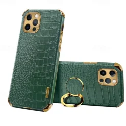 Phone Case For iPhone 16 15 14 Pro Max Plus 13 12 11 Pro Max Mini Back Cover Shockproof TPU PU Leather