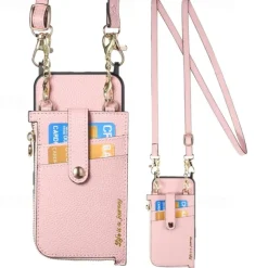 Phone Case For iPhone 16 15 14 Pro Max Plus 13 12 Pro Max Wallet Case Detachable Zipper with Lanyard Heart Retro TPU PU Leather