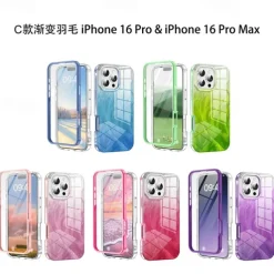 Phone Case For iPhone 16 15 14 Pro Max Plus 13 12 11 Pro Max Wallet Case Support Wireless Charging Retro TPU Acrylic