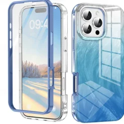 Phone Case For iPhone 16 15 14 Pro Max Plus 13 12 11 Pro Max Wallet Case Support Wireless Charging Retro TPU Acrylic