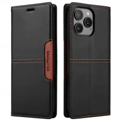 Phone Case For iPhone 16 15 14 Pro Max Plus 13 12 11 Pro Max Flip Cover with Stand Holder Card Slot Shockproof Retro TPU PU Leather