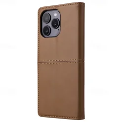 Phone Case For iPhone 16 15 14 Pro Max Plus 13 12 11 Pro Max Flip Cover with Stand Holder Card Slot Shockproof Retro TPU PU Leather