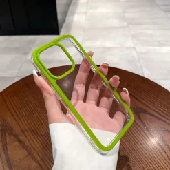 Phone Case For iPhone 16 15 14 Pro Max Plus 15 14 Pro Max 13 Pro Max Back Cover Transparent Shockproof TPU Acrylic