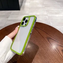 Phone Case For iPhone 16 15 14 Pro Max Plus 15 14 Pro Max 13 Pro Max Back Cover Transparent Shockproof TPU Acrylic