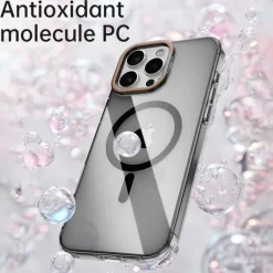 Phone Case For iPhone 16 15 14 Pro Max Plus Back Cover with Stand Holder Magnetic Support Wireless Charging Retro PC