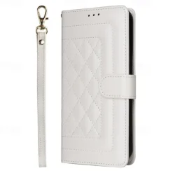 Phone Case For iPhone 16 15 14 Pro Max Plus 13 12 11 Pro Max Flip Cover with Stand Holder with Wrist Strap Card Slot Retro TPU PU Leather