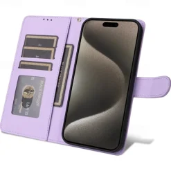 Phone Case For iPhone 16 15 14 Pro Max Plus 13 12 11 Pro Max Flip Cover with Stand Holder with Wrist Strap Card Slot Retro TPU PU Leather