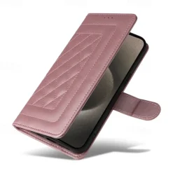 Phone Case For iPhone 16 15 14 Pro Max Plus 13 12 11 Pro Max Flip Cover with Stand Holder with Wrist Strap Card Slot Retro TPU PU Leather