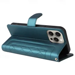 Phone Case For iPhone 16 15 14 Pro Max Plus 13 12 11 Pro Max Flip Cover with Stand Holder with Wrist Strap Card Slot Retro TPU PU Leather