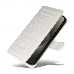 Phone Case For iPhone 16 15 14 Pro Max Plus 13 12 11 Pro Max Flip Cover with Stand Holder with Wrist Strap Card Slot Retro TPU PU Leather