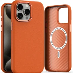 Phone Case For iPhone 16 15 14 Pro Max Plus 13 12 Pro Max Back Cover With Magsafe Support Wireless Charging Shockproof Retro TPU PU Leather