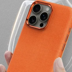 Phone Case For iPhone 16 15 14 Pro Max Plus 13 12 Pro Max Back Cover With Magsafe Support Wireless Charging Shockproof Retro TPU PU Leather