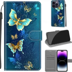 Phone Case For iPhone 16 15 14 Pro Max Plus 13 12 Pro Max Mini Wallet Case Flip Cover with Stand Holder Full Body Protective Card Slot Flower Flower Floral TPU PU Leather