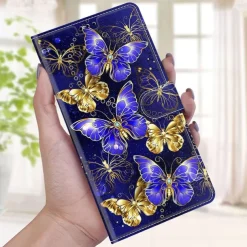 Phone Case For iPhone 16 15 14 Pro Max Plus 13 12 Pro Max Mini Wallet Case Flip Cover with Stand Holder Full Body Protective Card Slot Flower Flower Floral TPU PU Leather