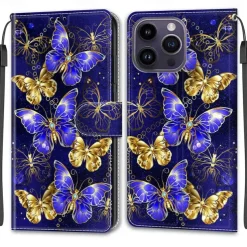 Phone Case For iPhone 16 15 14 Pro Max Plus 13 12 Pro Max Mini Wallet Case Flip Cover with Stand Holder Full Body Protective Card Slot Flower Flower Floral TPU PU Leather