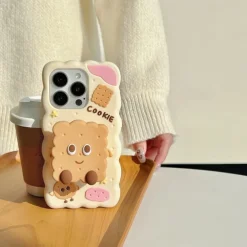 Phone Case For iPhone 16 15 14 Pro Max Plus 13 12 Pro Max Back Cover with Stand Holder Shockproof Retro Silicone