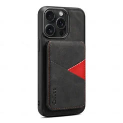 Phone Case For iPhone 16 15 14 Pro Max Plus 13 Pro Max Back Cover with Stand Holder Detachable Magnetic Retro TPU PU Leather