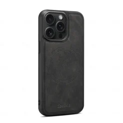 Phone Case For iPhone 16 15 14 Pro Max Plus 13 Pro Max Back Cover with Stand Holder Detachable Magnetic Retro TPU PU Leather