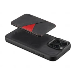 Phone Case For iPhone 16 15 14 Pro Max Plus 13 Pro Max Back Cover with Stand Holder Detachable Magnetic Retro TPU PU Leather