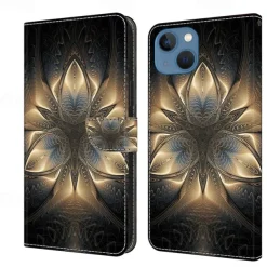 Phone Case For iPhone 16 15 14 Pro Max Plus 13 12 11 Pro Max Mini Wallet Case Flip Cover with Stand Holder Magnetic Card Slot Butterfly Flower Flower Floral TPU PU Leather