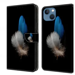 Phone Case For iPhone 16 15 14 Pro Max Plus 13 12 11 Pro Max Mini Wallet Case Flip Cover with Stand Holder Magnetic Card Slot Butterfly Flower Flower Floral TPU PU Leather