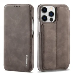 Phone Case For iPhone 17 Pro Max 17 Air 16 15 14 Pro Max Plus 13 12 11 Pro Max Mini Flip Cover Card Slot Shockproof Retro TPU PU Leather