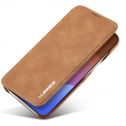 Phone Case For iPhone 17 Pro Max 17 Air 16 15 14 Pro Max Plus 13 12 11 Pro Max Mini Flip Cover Card Slot Shockproof Retro TPU PU Leather