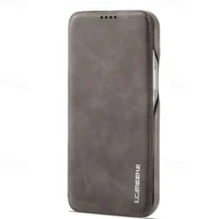 Phone Case For iPhone 17 Pro Max 17 Air 16 15 14 Pro Max Plus 13 12 11 Pro Max Mini Flip Cover Card Slot Shockproof Retro TPU PU Leather