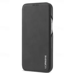 Phone Case For iPhone 17 Pro Max 17 Air 16 15 14 Pro Max Plus 13 12 11 Pro Max Mini Flip Cover Card Slot Shockproof Retro TPU PU Leather