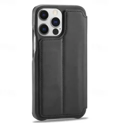 Phone Case For iPhone 17 Pro Max 17 Air 16 15 14 Pro Max Plus 13 12 11 Pro Max Mini Flip Cover Card Slot Shockproof Retro TPU PU Leather