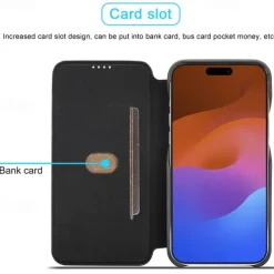 Phone Case For iPhone 17 Pro Max 17 Air 16 15 14 Pro Max Plus 13 12 11 Pro Max Mini Flip Cover Card Slot Shockproof Retro TPU PU Leather