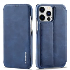 Phone Case For iPhone 17 Pro Max 17 Air 16 15 14 Pro Max Plus 13 12 11 Pro Max Mini Flip Cover Card Slot Shockproof Retro TPU PU Leather