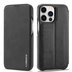 Phone Case For iPhone 17 Pro Max 17 Air 16 15 14 Pro Max Plus 13 12 11 Pro Max Mini Flip Cover Card Slot Shockproof Retro TPU PU Leather